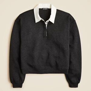 NWT J. Crew SET Scuba Knit Rugby Sweatshirt and Jogger XS